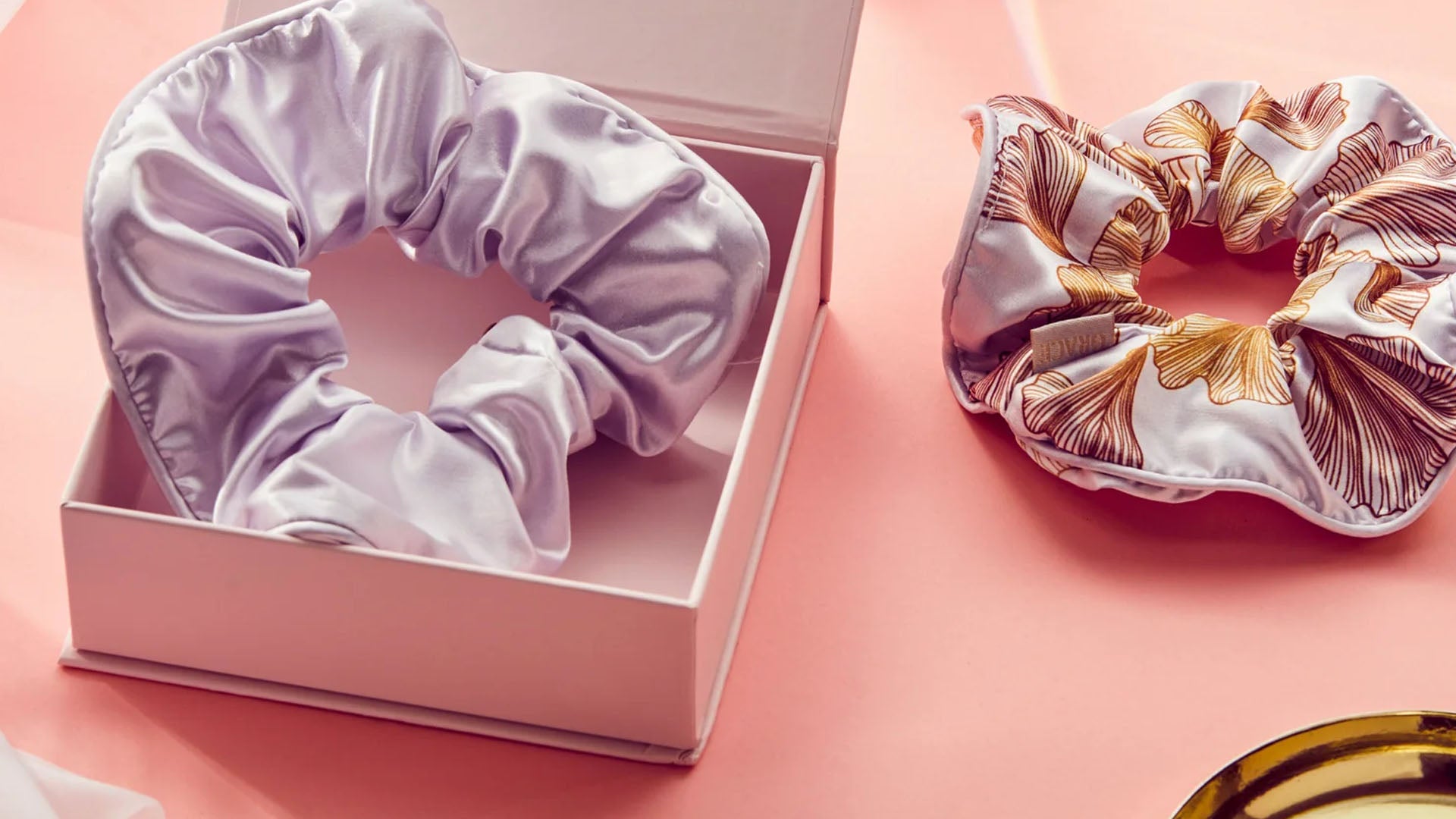 Satin scrunchies