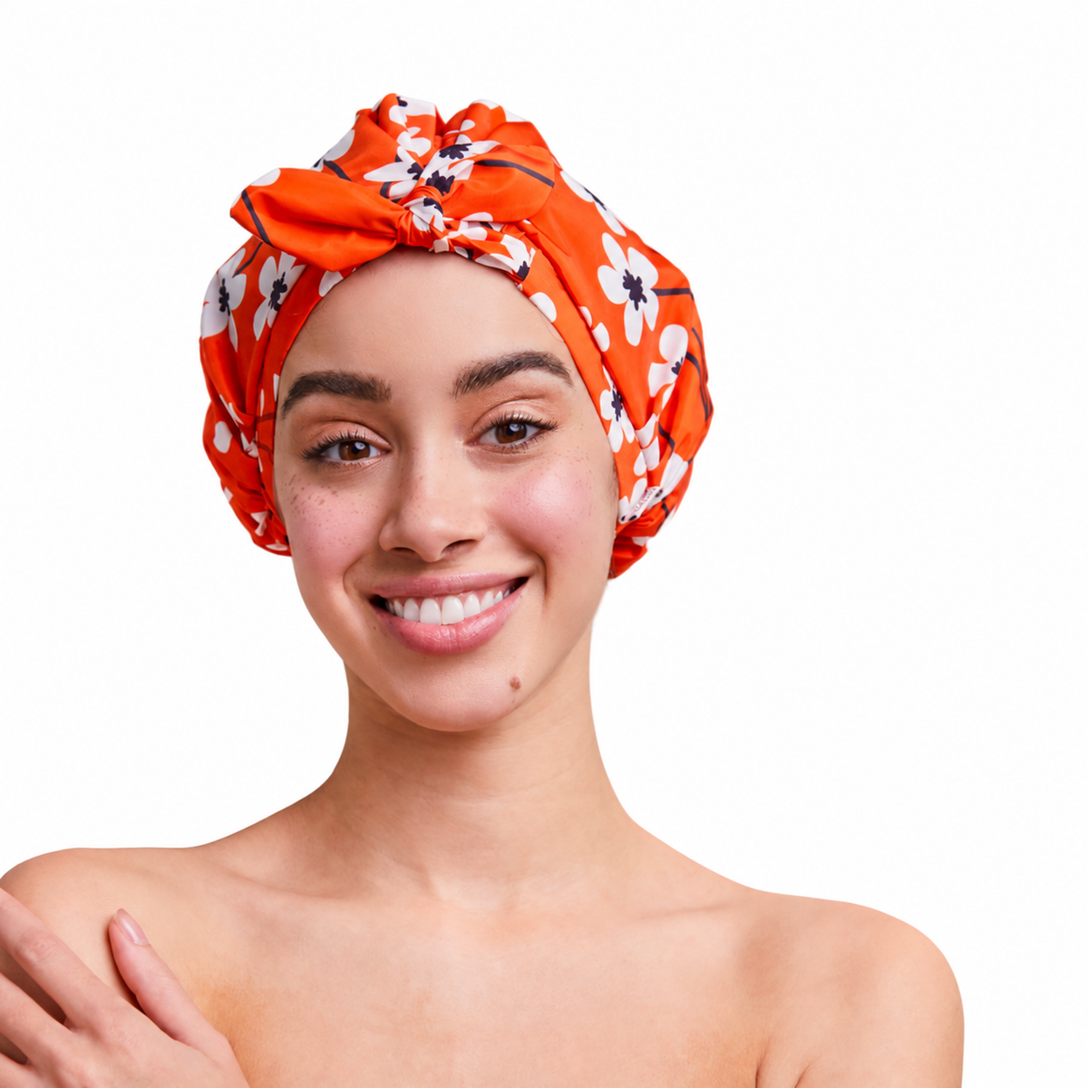 Clementine Shower Cap