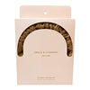 Gemma Ruched Satin Headband - Cinnamon