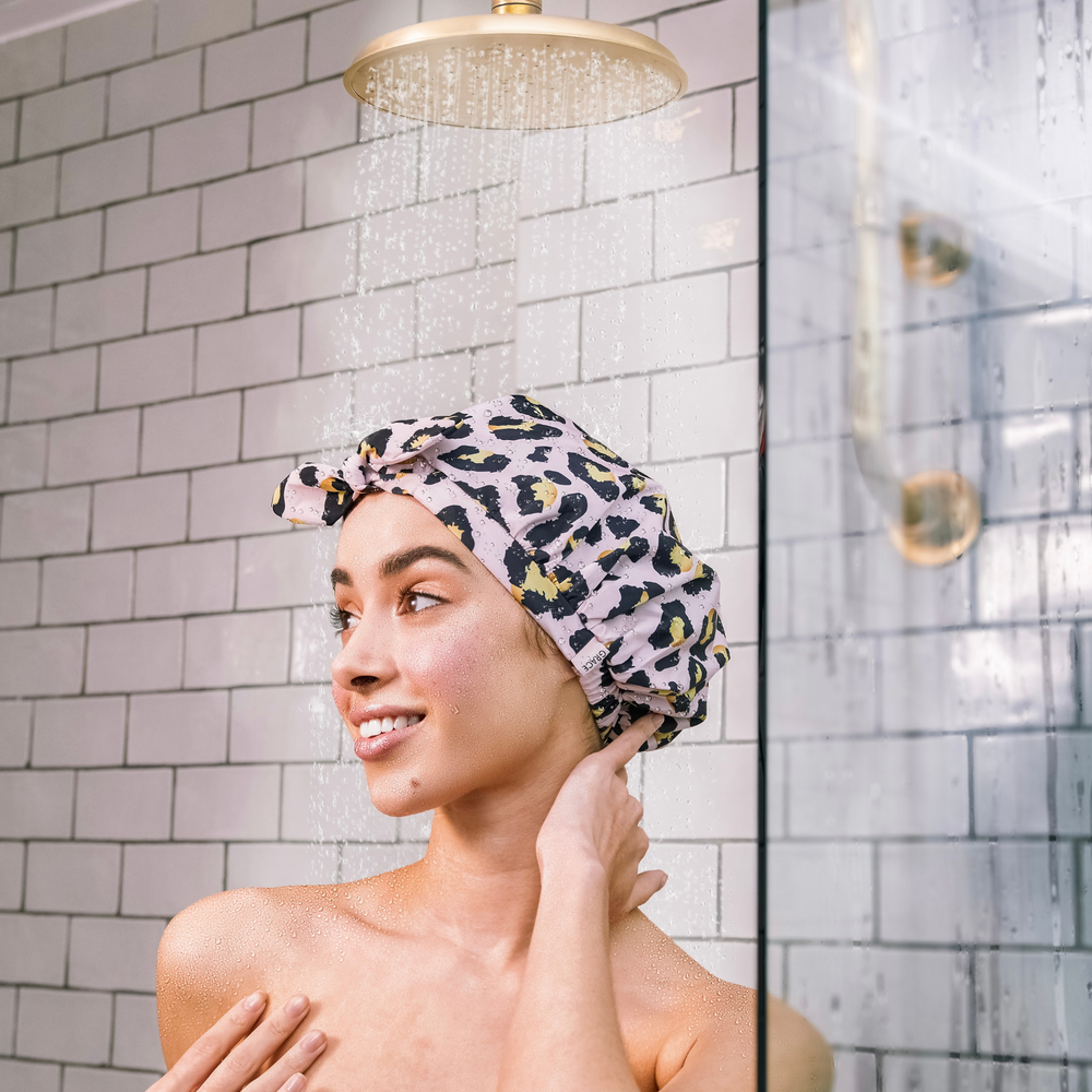 Shower cap images deals